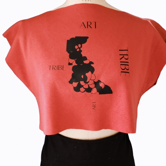 Art Crop Top T-Shirt Ciji Lo'Ren - Picture 3 of 5